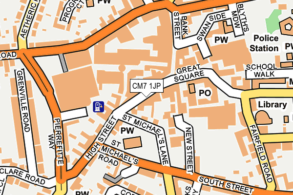 Map of 40 CLAPHAM ROAD MANAGEMENT LIMITED at local scale