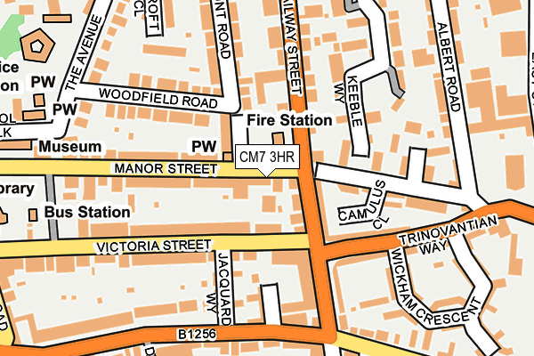 CM7 3HR map - OS OpenMap – Local (Ordnance Survey)
