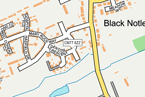 Map of ATTIC HALL LTD. at local scale