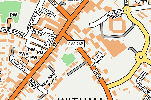 Map of FBCOURIERUK LIMITED at local scale