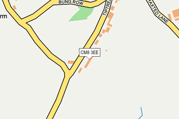 CM8 3EE map - OS OpenMap – Local (Ordnance Survey)