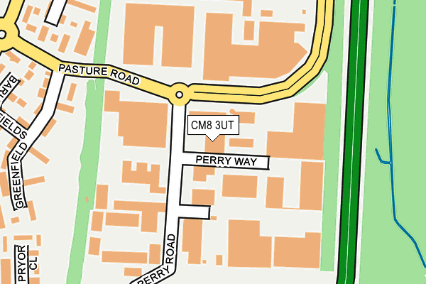 CM8 3UT map - OS OpenMap – Local (Ordnance Survey)