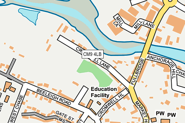 Map of THE CHELMER BLACKWATER RESERVE CIC at local scale