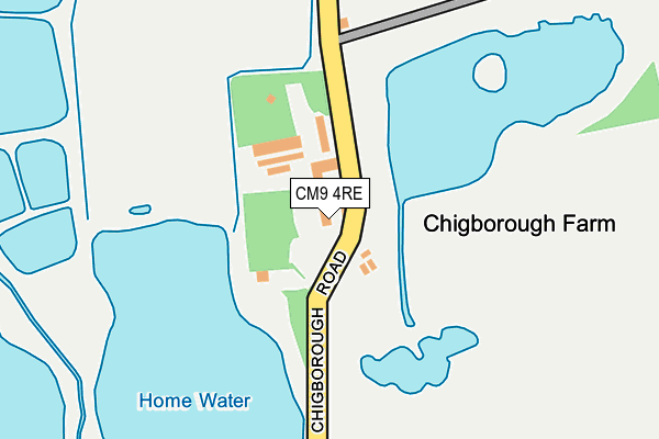 Map of CHIGBOROUGH FARMS LTD at local scale