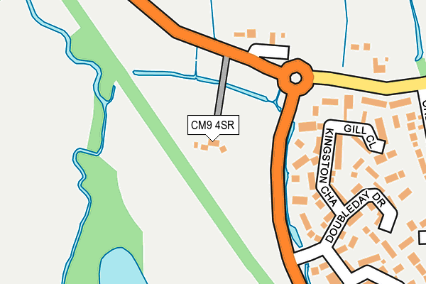 CM9 4SR map - OS OpenMap – Local (Ordnance Survey)