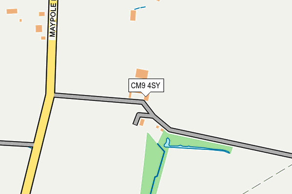 CM9 4SY map - OS OpenMap – Local (Ordnance Survey)