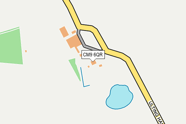 CM9 6QR map - OS OpenMap – Local (Ordnance Survey)