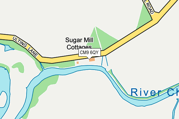 CM9 6QY map - OS OpenMap – Local (Ordnance Survey)