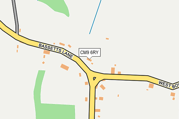 Map of D M BOND LIMITED at local scale