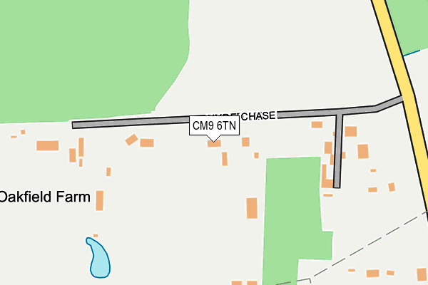 CM9 6TN map - OS OpenMap – Local (Ordnance Survey)