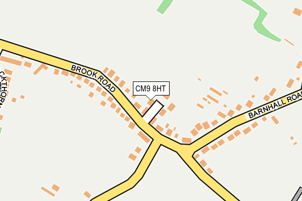 CM9 8HT map - OS OpenMap – Local (Ordnance Survey)