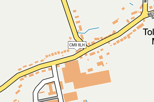 CM9 8LH map - OS OpenMap – Local (Ordnance Survey)