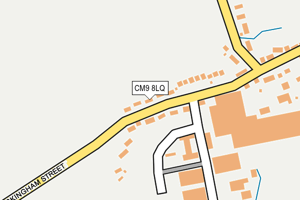CM9 8LQ map - OS OpenMap – Local (Ordnance Survey)