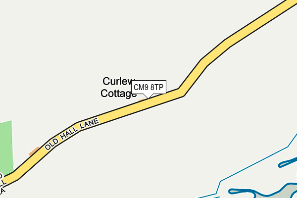 CM9 8TP map - OS OpenMap – Local (Ordnance Survey)