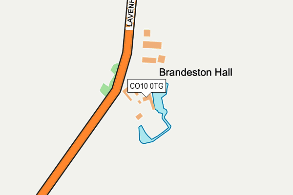 CO10 0TG map - OS OpenMap – Local (Ordnance Survey)