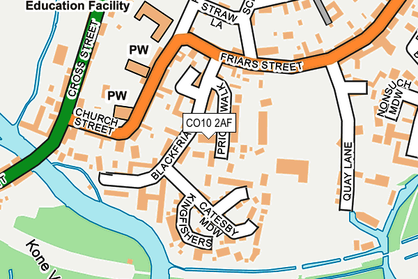 Map of COLNE MAISONETTES LIMITED at local scale