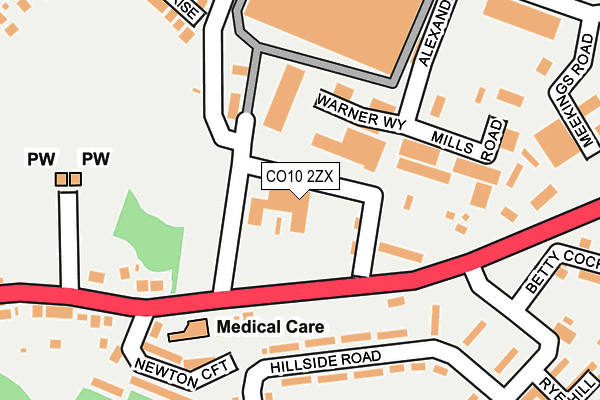 Map of TWIG SERVICES LIMITED at local scale