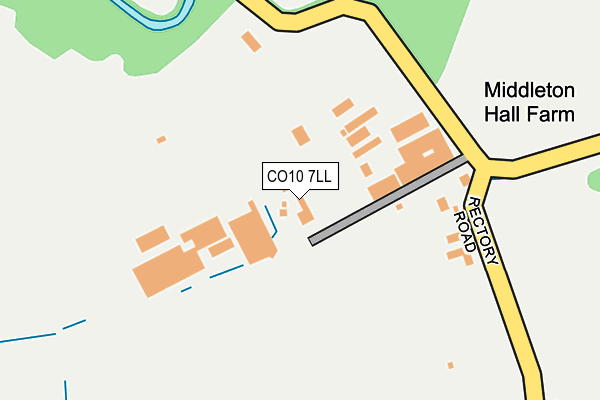 CO10 7LL map - OS OpenMap – Local (Ordnance Survey)