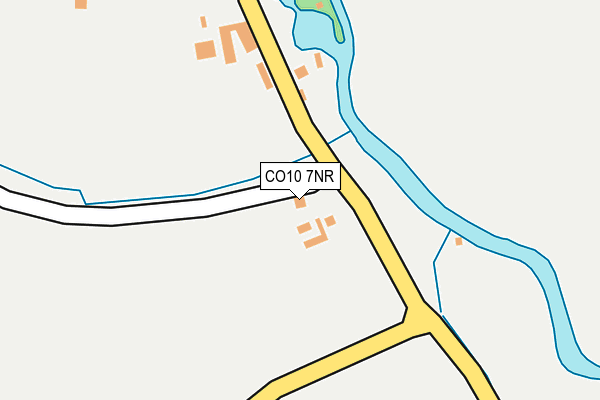 CO10 7NR map - OS OpenMap – Local (Ordnance Survey)