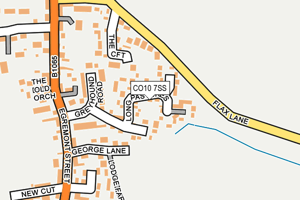 CO10 7SS map - OS OpenMap – Local (Ordnance Survey)