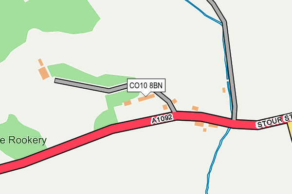 CO10 8BN map - OS OpenMap – Local (Ordnance Survey)