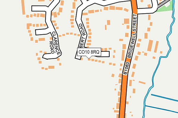 CO10 8RQ map - OS OpenMap – Local (Ordnance Survey)