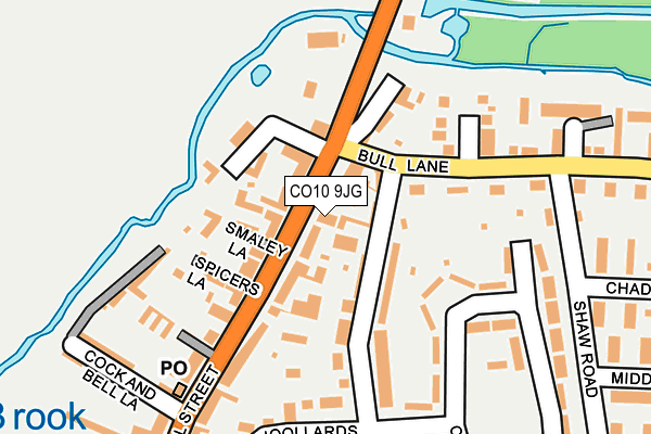 Map of DAVID BURR (LEAVENHEATH) LIMITED at local scale