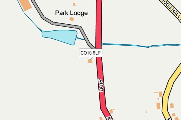 CO10 9LP map - OS OpenMap – Local (Ordnance Survey)