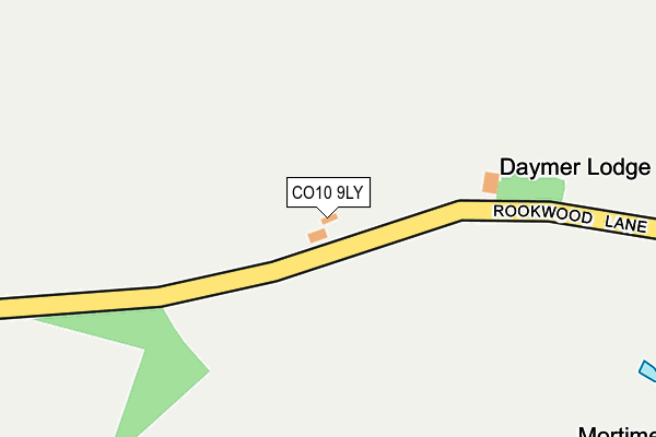 CO10 9LY map - OS OpenMap – Local (Ordnance Survey)