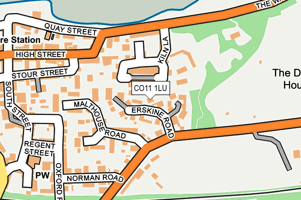 Map of TRENTER BACON LIMITED at local scale