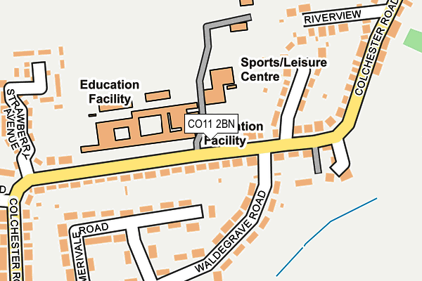 Map of D C SERVICES (ESSEX) LIMITED at local scale