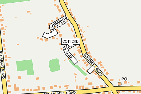 CO11 2RD map - OS OpenMap – Local (Ordnance Survey)