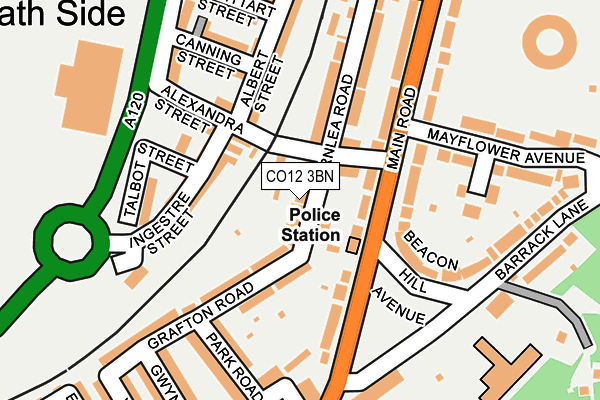 Map of MALDON ESTATES LIMITED at local scale