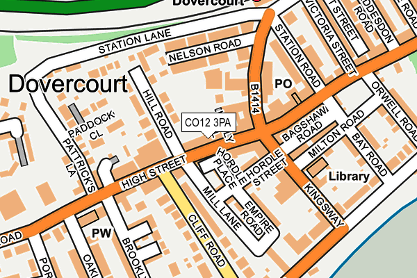 Map of ELECTRIC STORM E-CIGS LTD at local scale