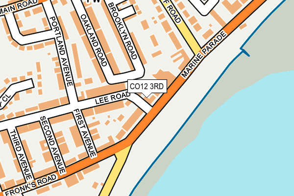 CO12 3RD map - OS OpenMap – Local (Ordnance Survey)