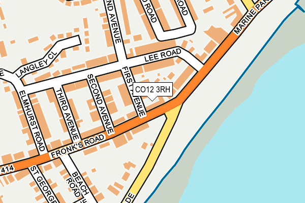 CO12 3RH map - OS OpenMap – Local (Ordnance Survey)