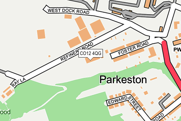 Map of DSV REAL ESTATE MERCIA PARK LIMITED at local scale