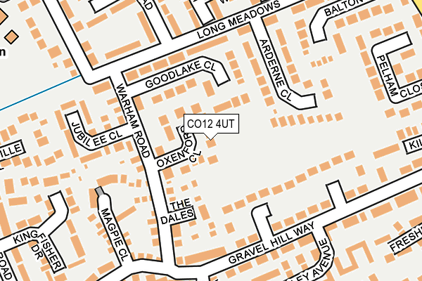 CO12 4UT map - OS OpenMap – Local (Ordnance Survey)