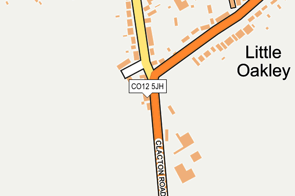 CO12 5JH map - OS OpenMap – Local (Ordnance Survey)