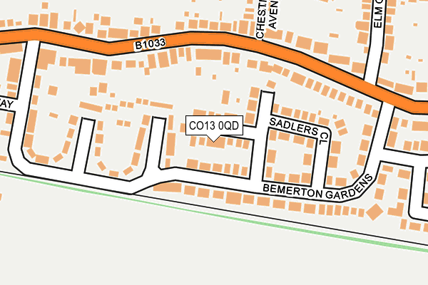 Map of MARK VYSE ELECTRICAL LTD at local scale