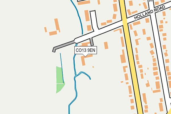 CO13 9EN map - OS OpenMap – Local (Ordnance Survey)