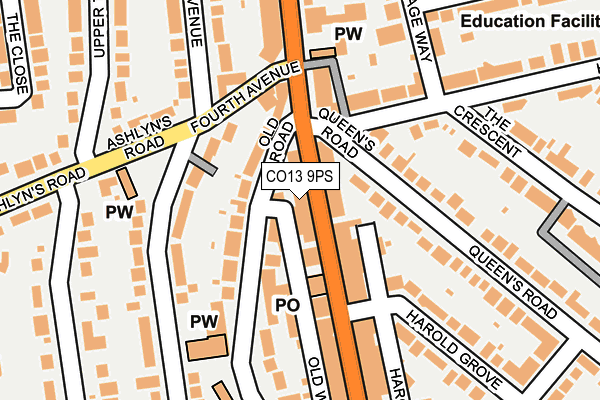 Map of KITTYS JULES LTD at local scale