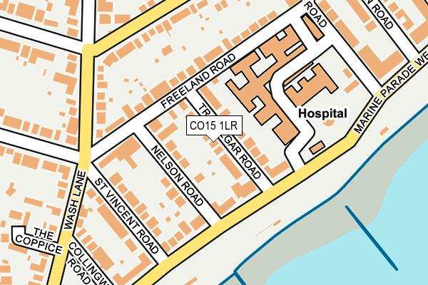 CO15 1LR map - OS OpenMap – Local (Ordnance Survey)