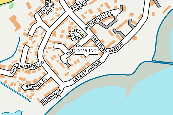 CO15 1NQ map - OS OpenMap – Local (Ordnance Survey)