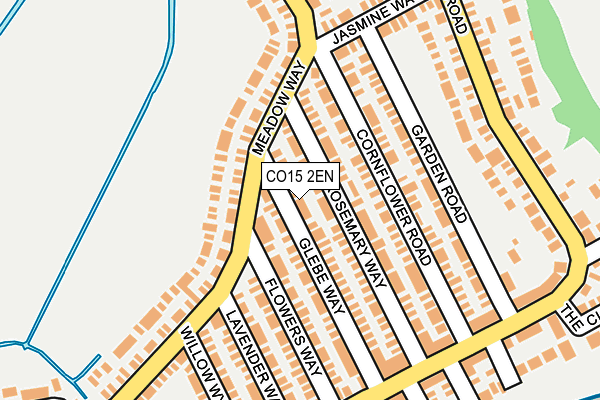 CO15 2EN map - OS OpenMap – Local (Ordnance Survey)