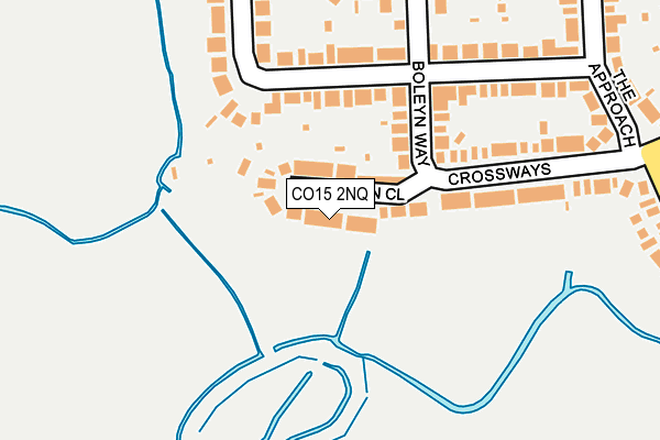 CO15 2NQ map - OS OpenMap – Local (Ordnance Survey)