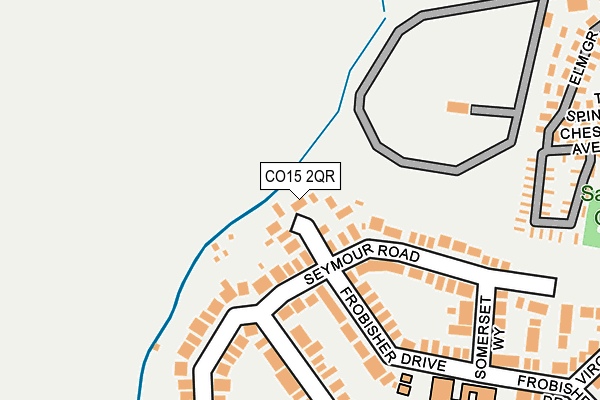 CO15 2QR map - OS OpenMap – Local (Ordnance Survey)