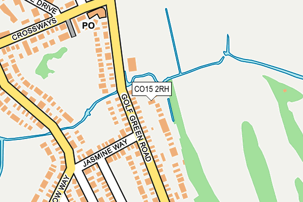CO15 2RH map - OS OpenMap – Local (Ordnance Survey)