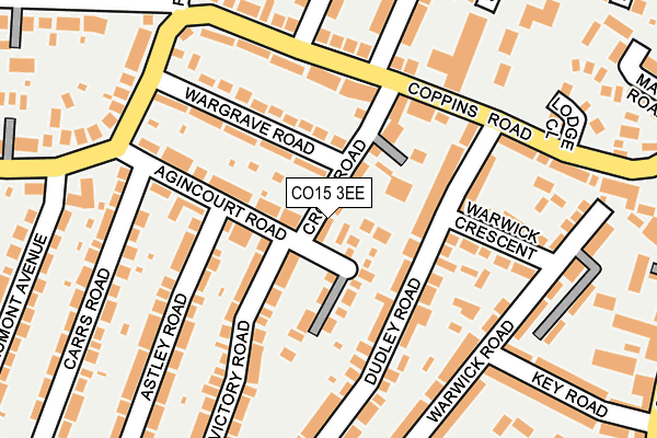 CO15 3EE map - OS OpenMap – Local (Ordnance Survey)