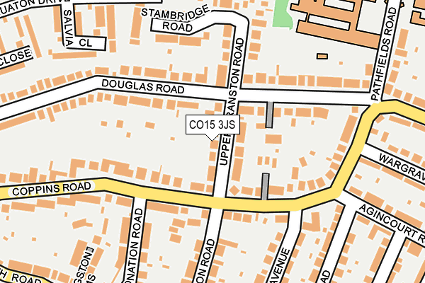 CO15 3JS map - OS OpenMap – Local (Ordnance Survey)